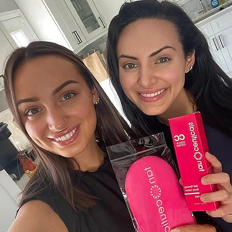 Body + Face CC Self Tanning Kit, Dark