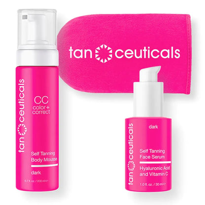 Mousse + Face Serum Kit, Dark